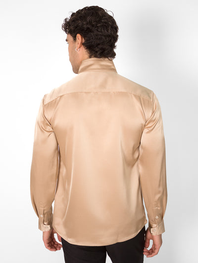 GOLDEN SATIN THUNDER SHIRT