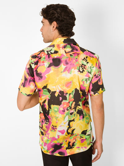 YELLOW NEON JUNGLE SHIRT