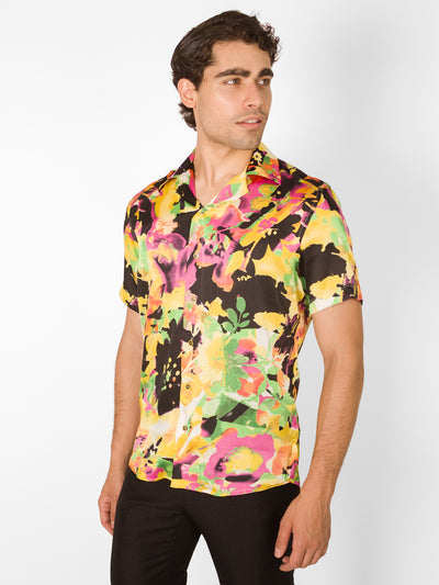 YELLOW NEON JUNGLE SHIRT