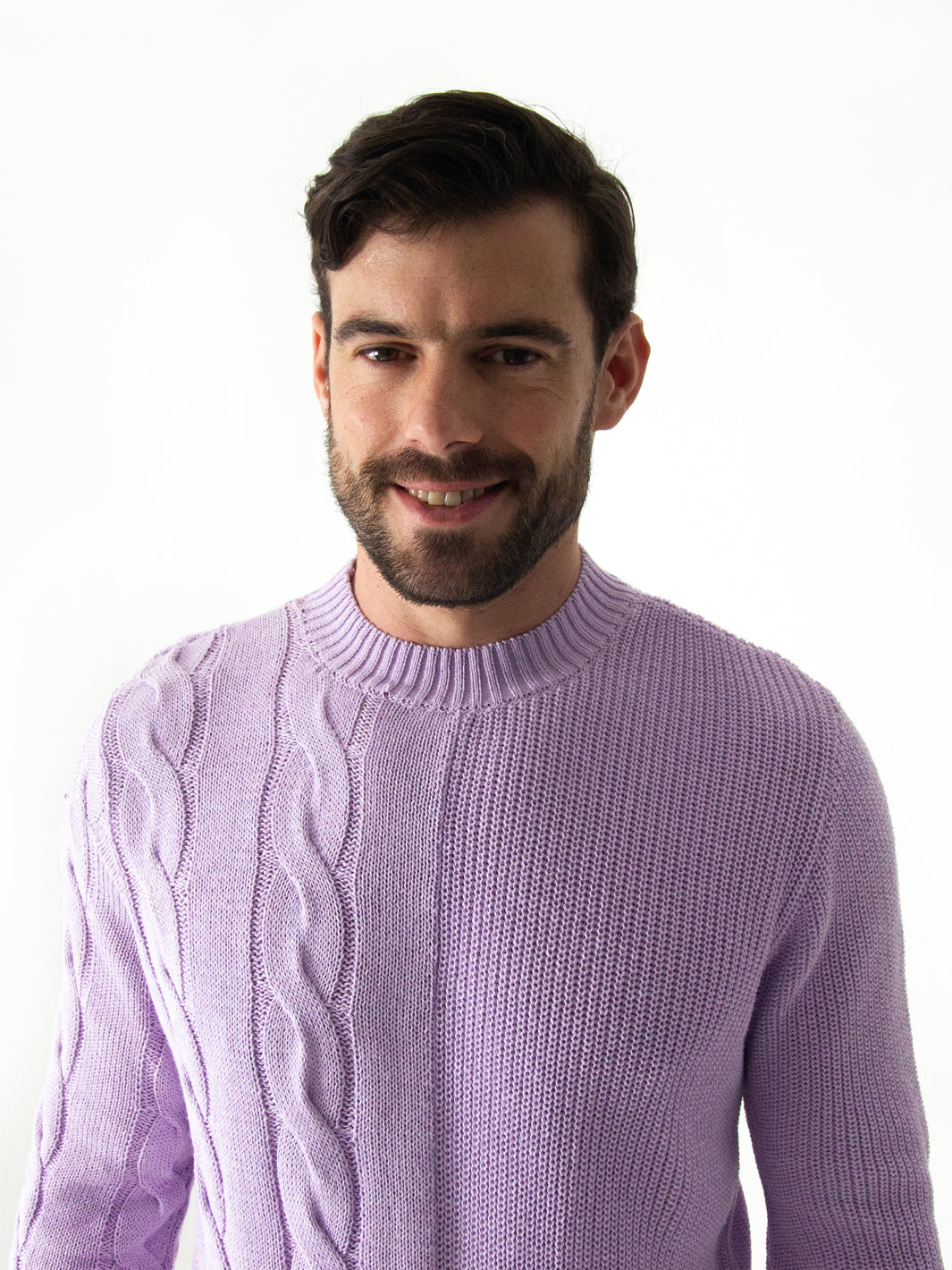 HALF HALF LILAC SWEATER RCANO